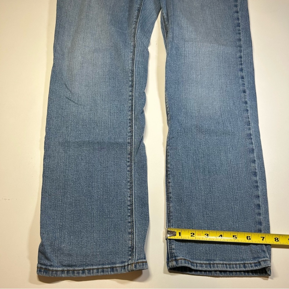 Levi's 525 Perfect Waist Straight Leg Women's 14 S/C Light Blue Denim Jeans - Picture 3 of 13